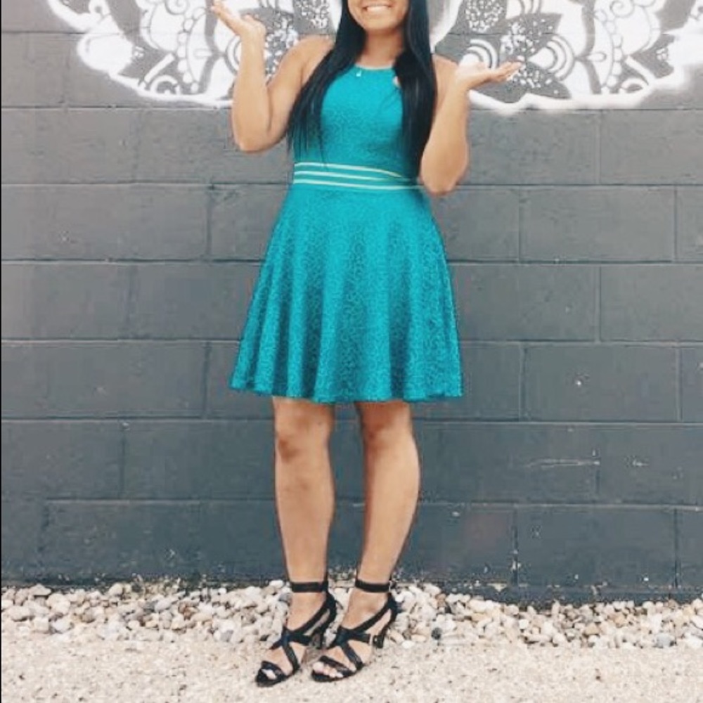Mermaid Green Dress